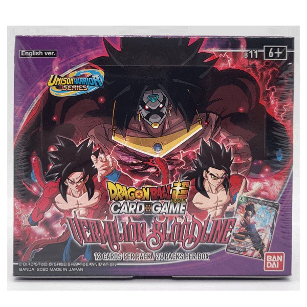 Dragon Ball Super Unison Warrior Vermilion Bloodline Booster Box 1st Print