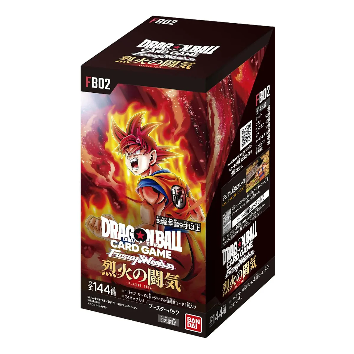 Dragon Ball Super Fusion World Booster Box Blazing Aura FB02 Japanese